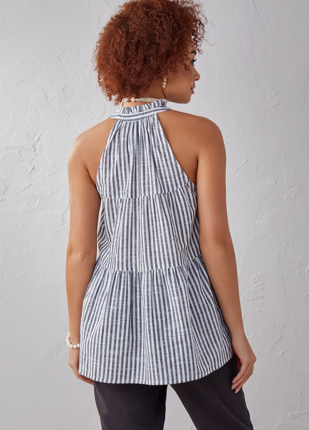 Charlie Paige Elliot Striped Halter