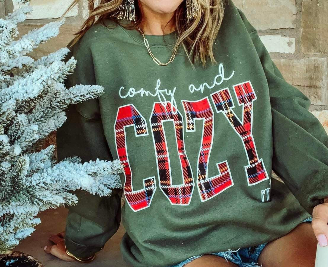 Comfy & Cozy Fleece Crew Sweatshirt