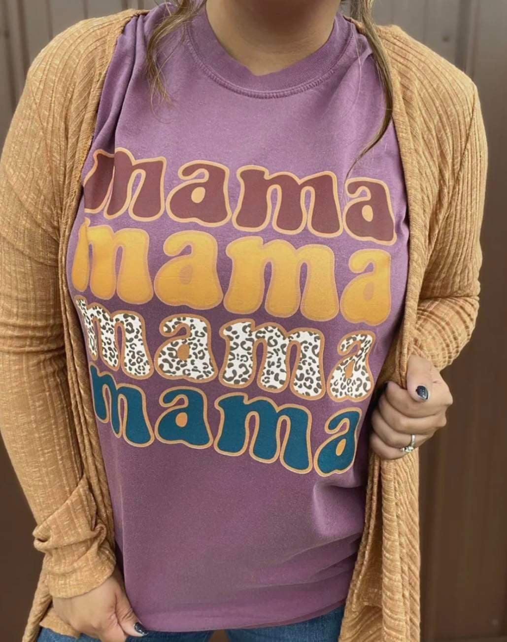 MAMA Stack Fall Short Sleeve Tee