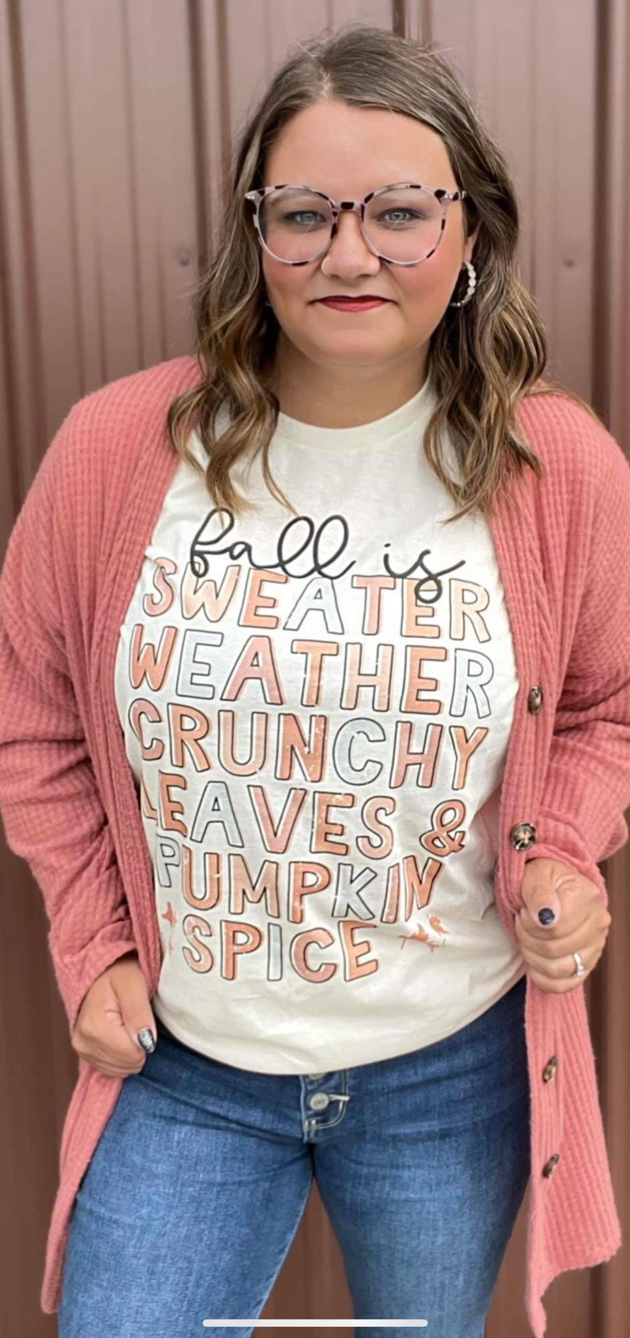 Fall Things Short Sleeve Or Crew Sweatshirt