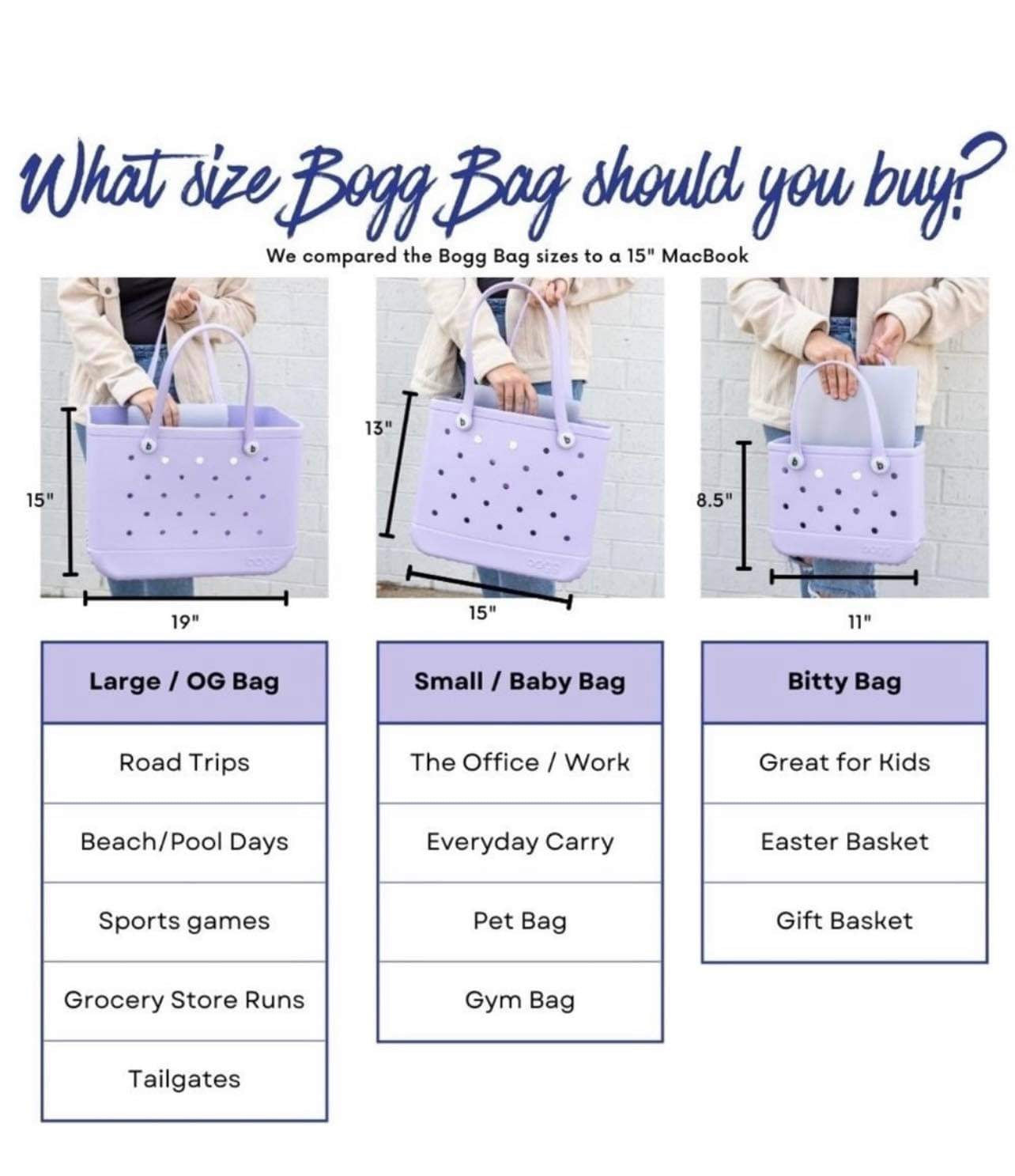 Large Bogg Bags