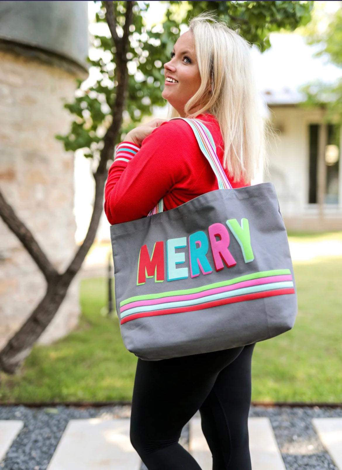 Merry Canvas Tote