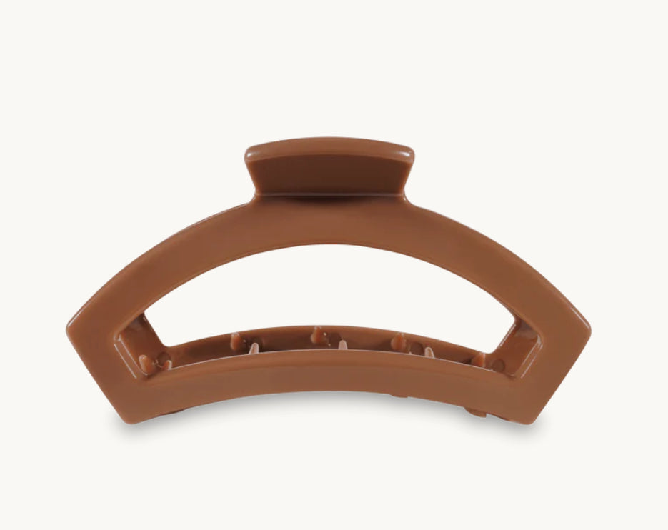 Teleties Caramel Hair Clip - Tiny