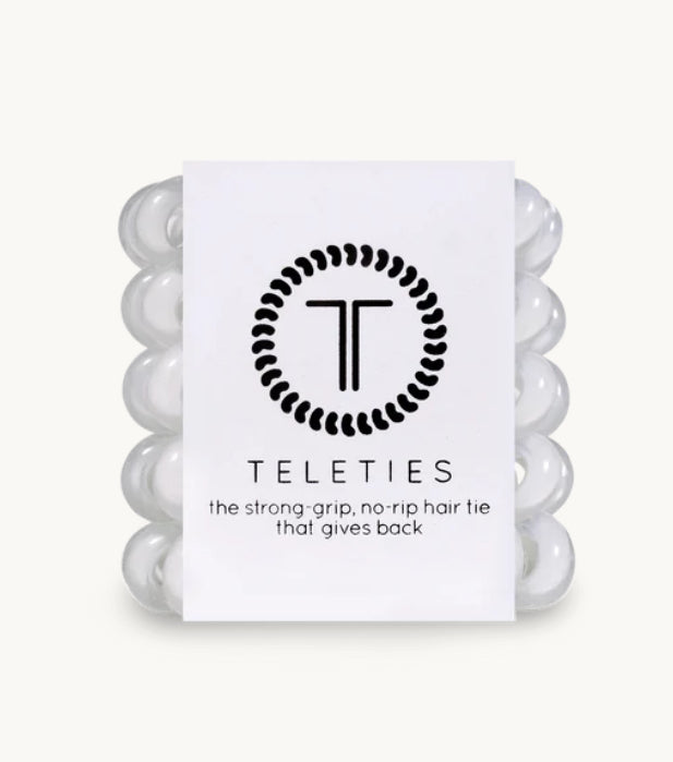 Teleties Coconut White 5 Pack - Tiny