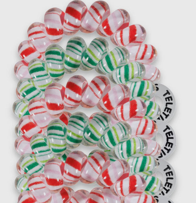 Teleties Candy Cane Christmas 5 Pack - Tiny