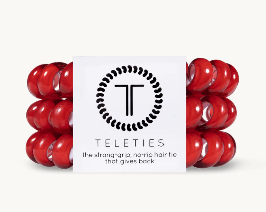 Teleties Scarlet Red 3 Pack - Large