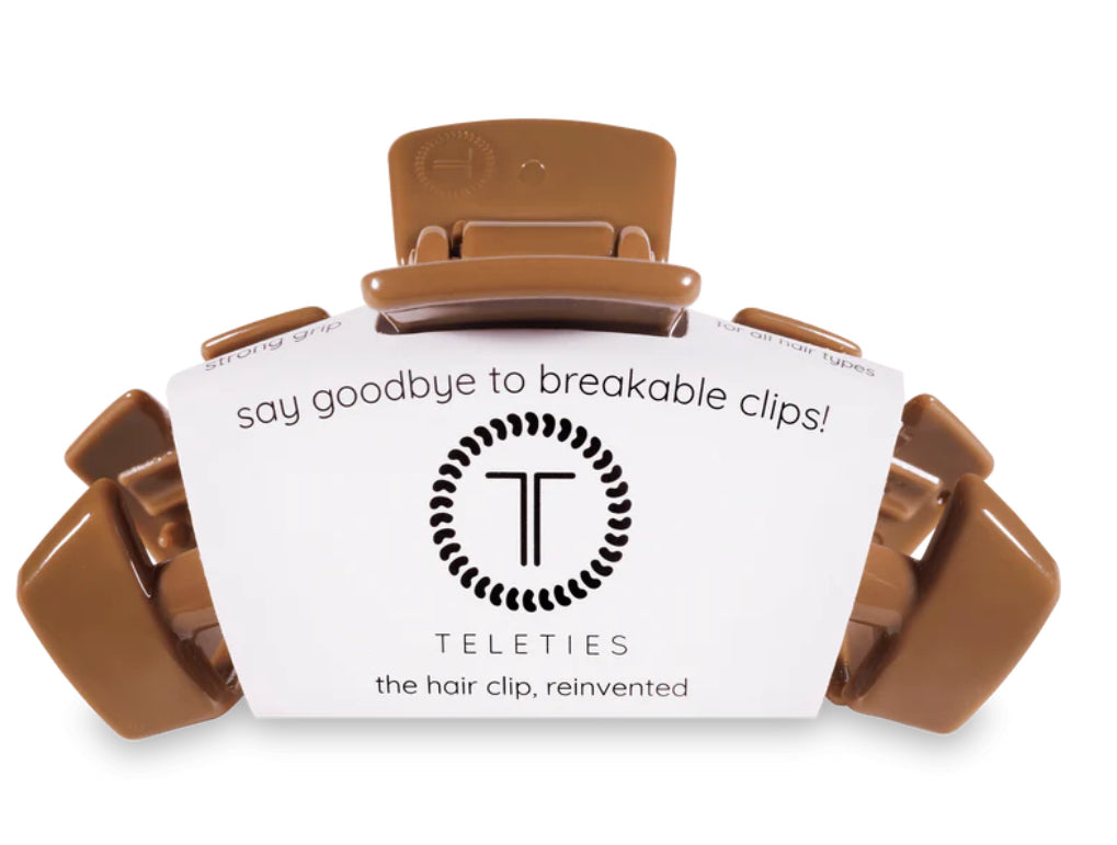 Teleties Caramel Hair Clip - Large