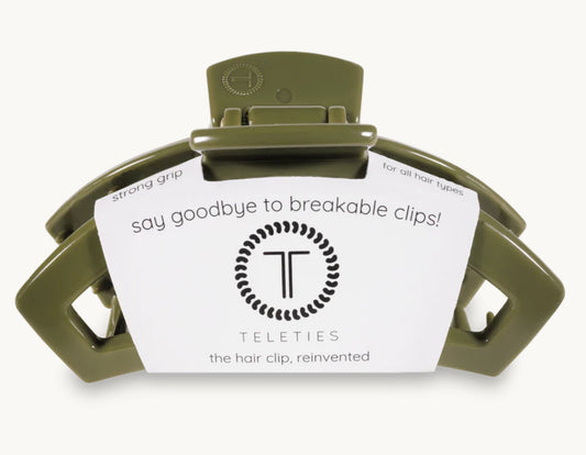 Teleties Olive Hair Clip - Large