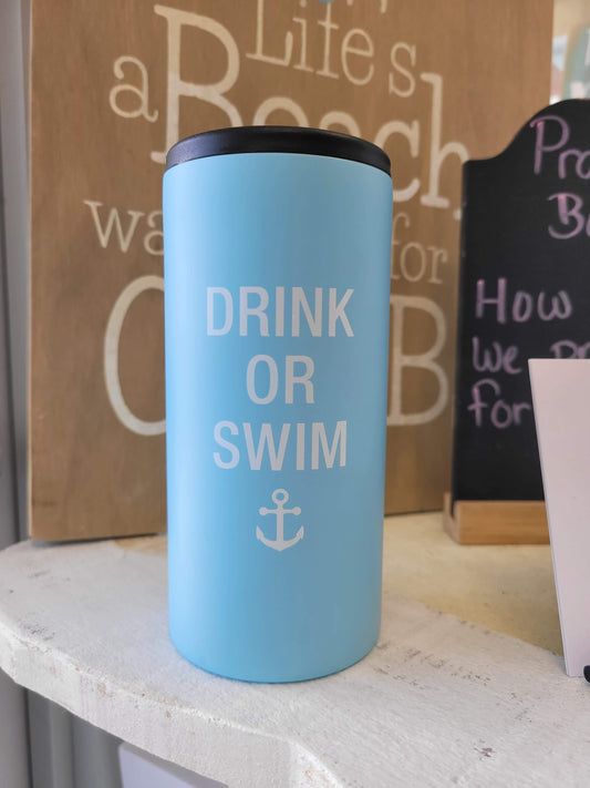 Drink Or Swim 12oz Slim Can