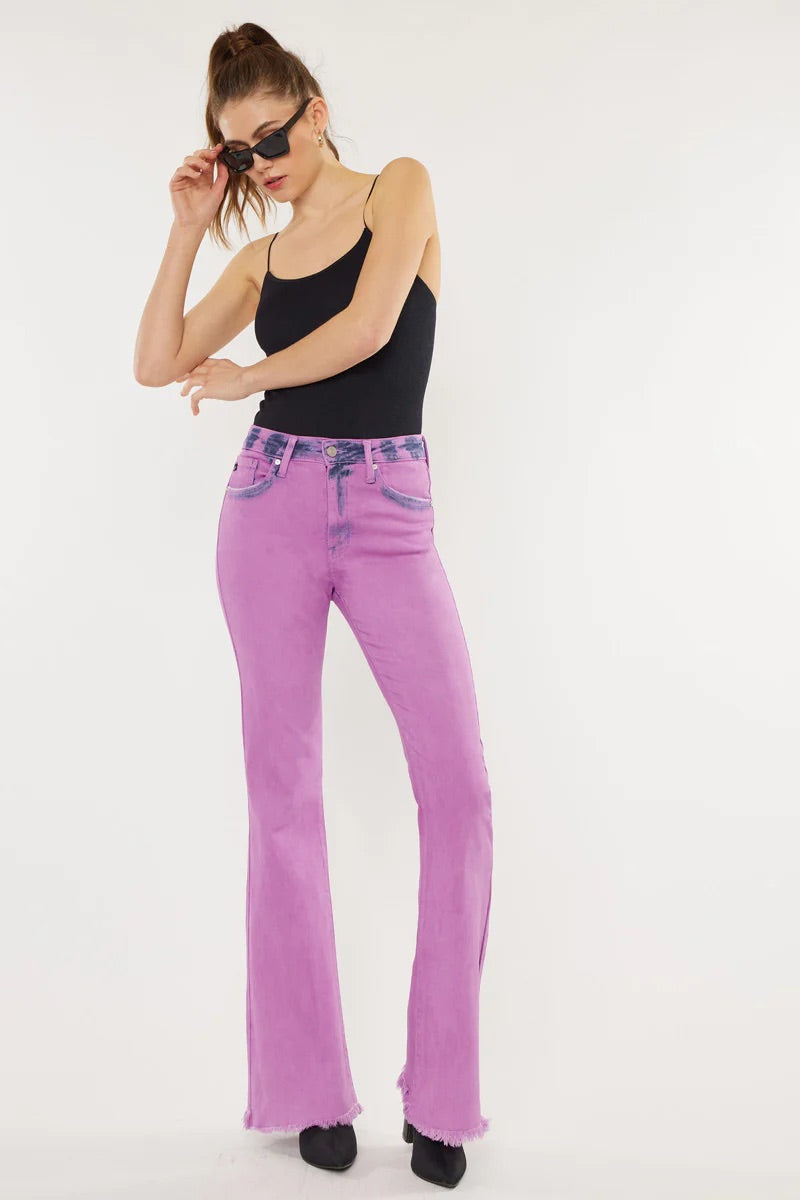 HIGH Waisted Denim Strench Skinny Colored Jeans (Lilac, S) at Amazon  Women's Jeans store