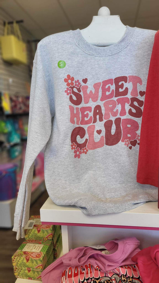 valentines sweet hearts club sweater