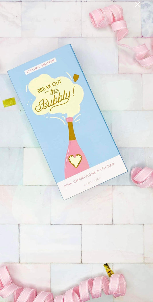 Break Out the Bubbly Card & Bath Bar by Feeling Smitten: Pink Champagne