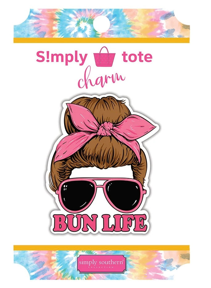 Simply Southern Tote Charm: Bun Life