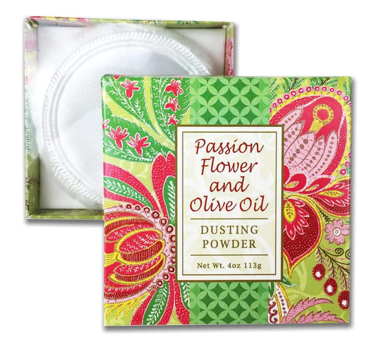 Passion Flower and Olive Oil Dusting Powder by Greenwich Bay Soap Co