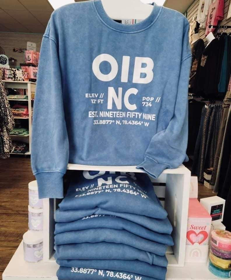 OIB Coordinates Sweatshirt